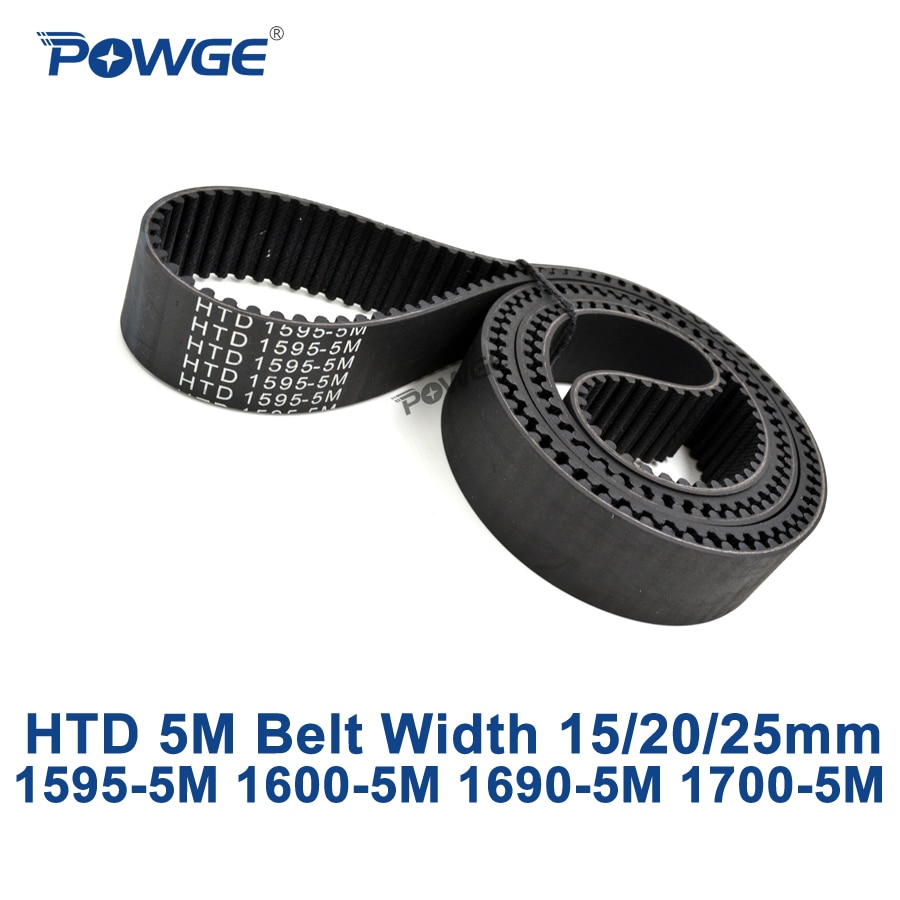 POWGE HTD 5M  Ÿ̹ Ʈ C = 1595/1600/1690/1700  15/20/25mm ̻ 319 320 338 340 HTD5M 1595-5M 1600-5M 1700-5M